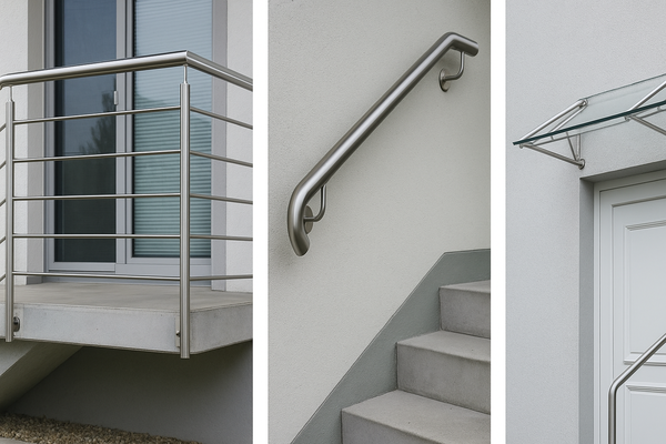 Edelstahl Gehhilfen und Edelstahl Handläufe Neuss und Düsseldorf