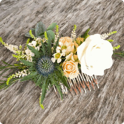 Ros Arum_mariage champêtre_peigne fleuri_fleuriste mariage_rumilly