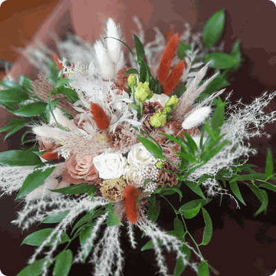 Ros Arum_mariage terra cotta_bouquet de mariée_fleuriste mariage rumilly