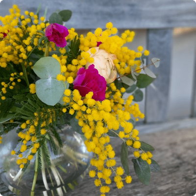 Ros Arum_bouquet de fleurs_mimosa