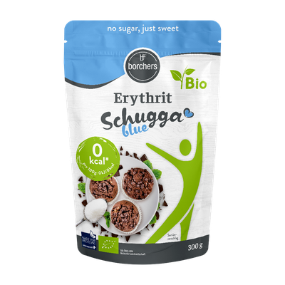 Packshot borchers Bio Schugga blue Erythrit, 300 g