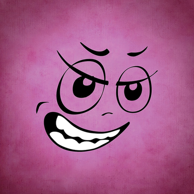 smiley carré - émoji - émoticônes - smiley émoticône émoji cartoon clipart illustration - artémotic