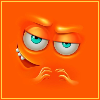 smiley carré - émoji - émoticônes - smiley émoticône émoji cartoon clipart illustration - artémotic