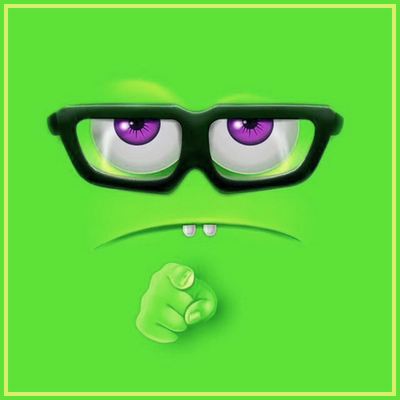 smiley carré - émoji - émoticônes - smiley émoticône émoji cartoon clipart illustration - artémotic
