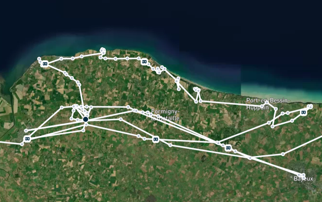 Port-en-Bessin-Huppain bis Grandcamp-Maisy