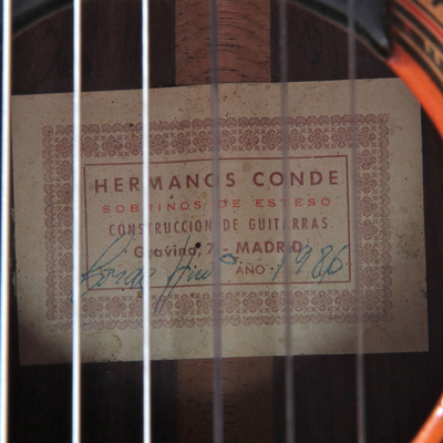 Hermanos Conde - Sobrinos de Esteso - 1986 - Guitar 2 - Photo 6