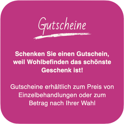 Was schenken, wenn jemand alles hat? Gutschein für Wohlbefinden und Gesundheit schenken
