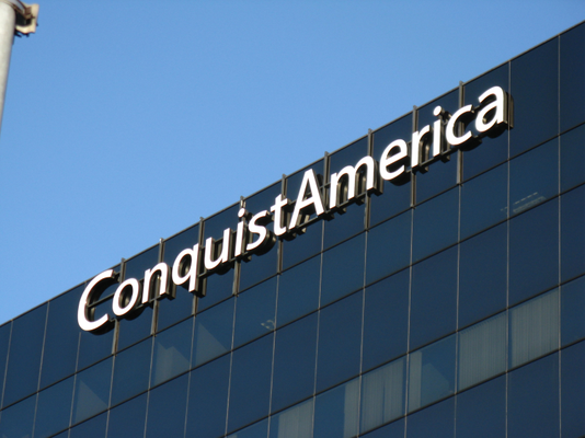 Conquist Channel Letter Sign by Landmark Signs Inc. 