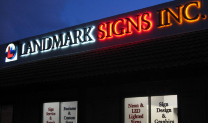 Landmark Signs Inc. Illuminated Signage by Landmark Signs 