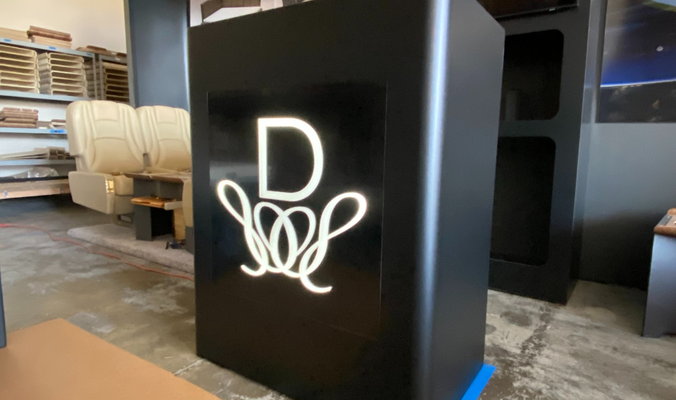 Tradeshow Illuminated Signage by Landmark Signs 