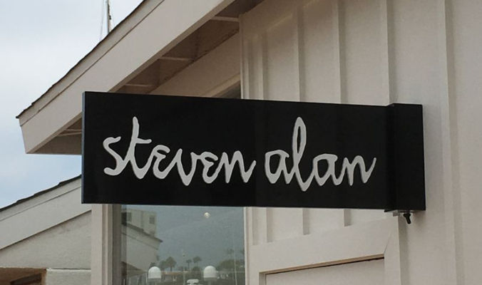 Steven Alan Blade Sign by Landmark Signs Inc.