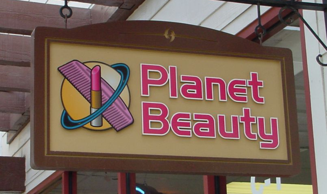Planet Beauty Blade Sign by Landmark Signs Inc.