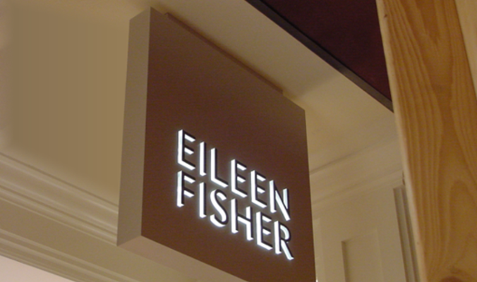 Eileen Fischer Blade Sign by Landmark Signs Inc.