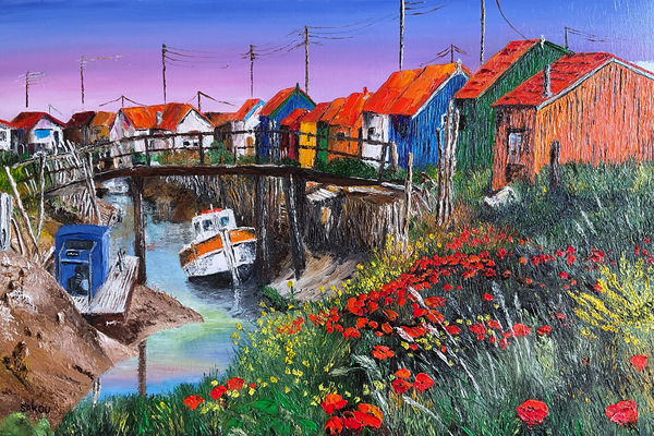 Du côté de La Tremblade ! - 81x54 cm - S25 - Indisponible