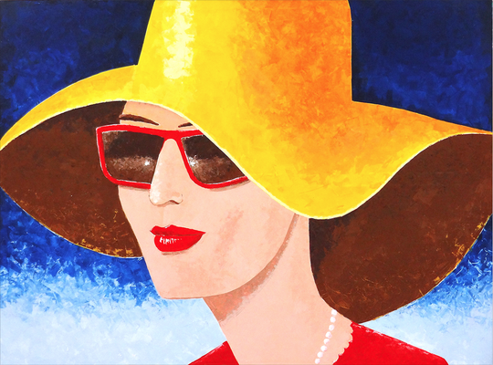 SummerTime, 160x120cm,  Acryl auf Leinwand, gespachtelt