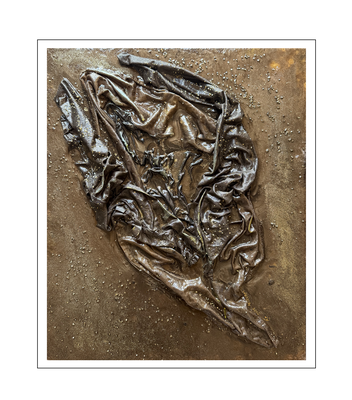 'Brownie blossom #1' Size 50x60x2