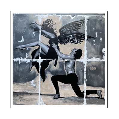 'Dance passion #17' Size: 100x120x3