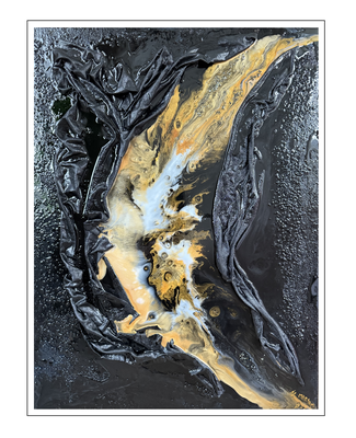 'Dancing in the fire #1' Size 60x80x4