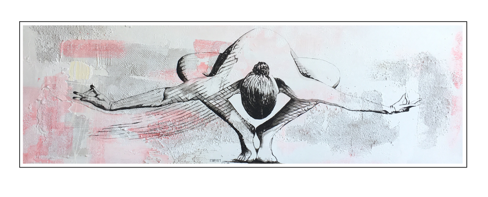 'Zen with me #4' Size: 180x60x3