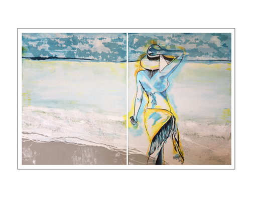 'In my bikini #1' Size: 140x90x2