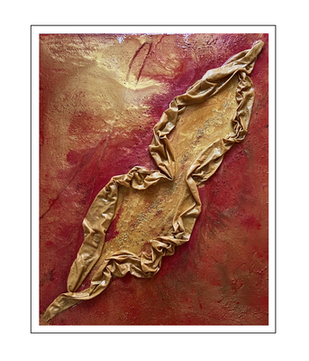 'Red velvet #1' Size 80x100x2