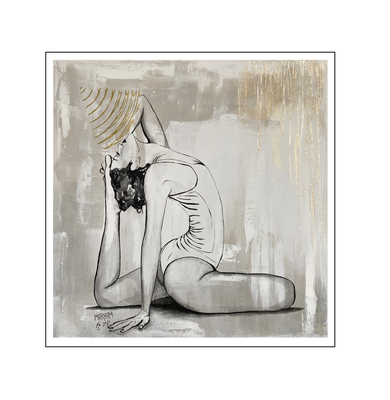 'Zen with me #21' Size: 100x100x2