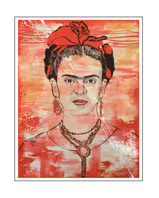 'First day with Frida Kahlo' Size: 70x90x2