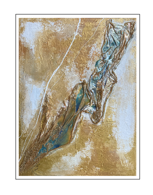 'Touch my goldness #1' Size: 60x80x3