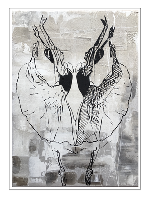'Dance with me #5'  Size: 60x80x4
