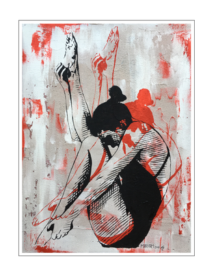 'Zen with me #8' Size: 60x80x2