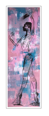 'Dance with me #3' Size: 40x120x2