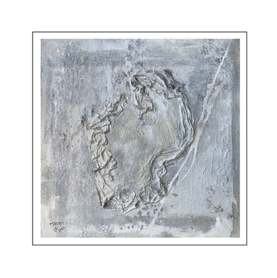 'Exotic silver life' Size: 100x100x2