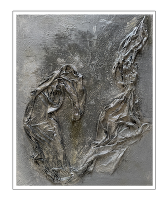 'Silver mystery' Size 80x100x2