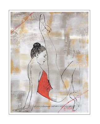 'Zen with me #13' Size: 70x90x2