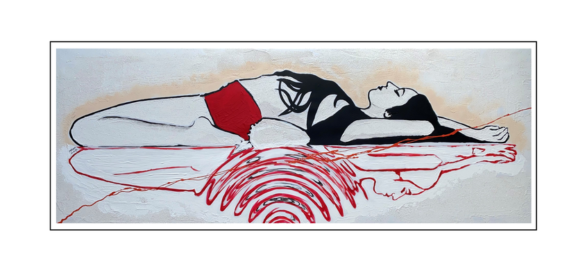 'Calmness #8' Size: 60x160x3