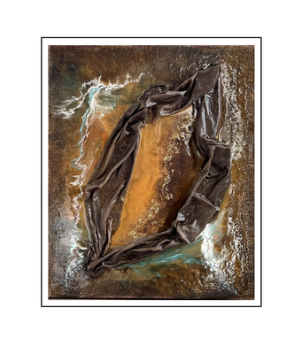 'Chocolate lake #2' Size 50x60