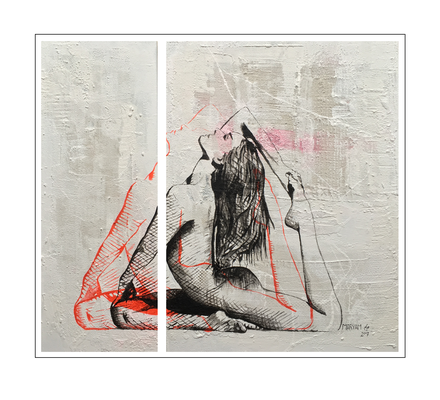 'Zen with me #6' Size: 95x85x3