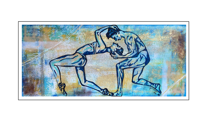 'Dance passion #9' Size: 180x80x2