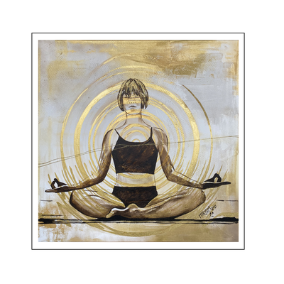 'Zen with me #22' Size: 100x100x2