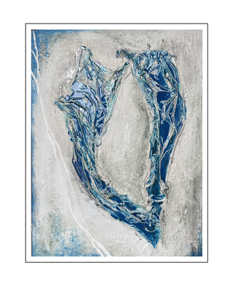 'Up to blue #1' Size: 60x80x3