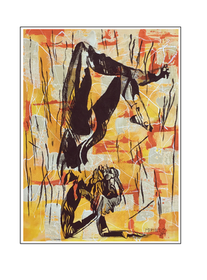 'Zen with me #5' Size: 64x84x3