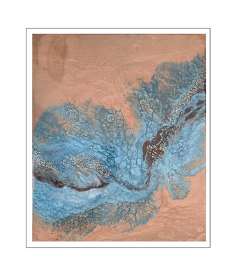 'Rainy desert #2' Size 50x60