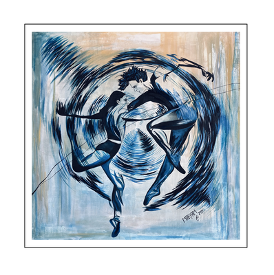 'Dance passion #11' Size: 140x140x2