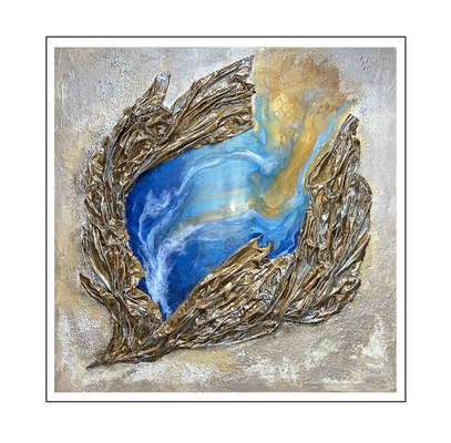 'Motion of love' Size: 100x100x3