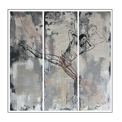 'Dance with me #10' Size: 120x120x2