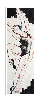 'Dance with me #4' Size: 40x120x2