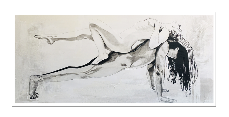 'Lay all your love on me' Size: 180x80x2