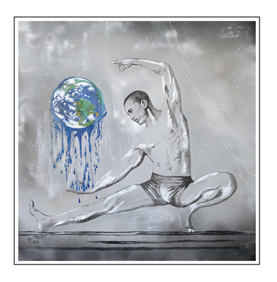 'Power of zen #1' Size: 140x140x2