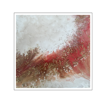 'Golden strawberry #1' Size 25x25