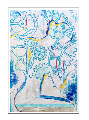 'Anonymous zen #2' Size: 60x90x2